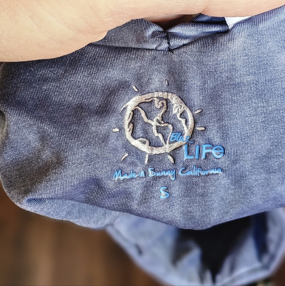 Blue Life Lace-Up One Piece Swimsuit - Picture 6 of 7